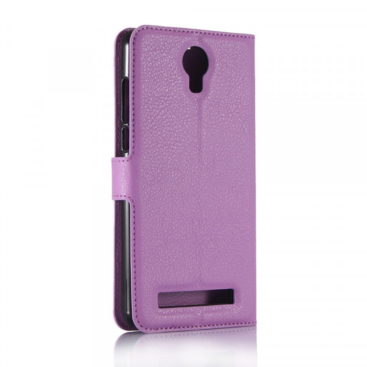 Чехол с визитницей для DOOGEE X7 Pro (фиолетовый)
