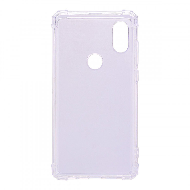 Силиконовый чехол с усиленными бортиками для Xiaomi Redmi S2 (прозрачный)