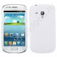 Пластиковый чехол для Samsung Galaxy S3 mini / i8190 (белый)