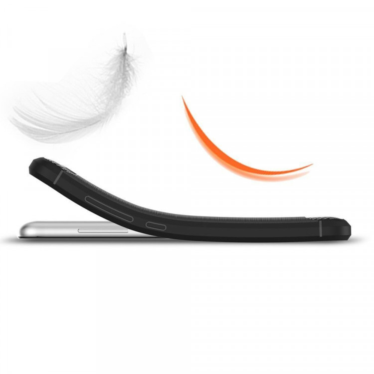 Накладка Carbon Fibre для Xiaomi Redmi Note 3 / 3 Pro (черный)