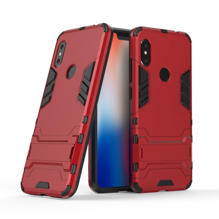 Чехол Duty Armor для Xiaomi Redmi Note 6 Pro (красный)