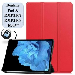 Планшетный чехол для Realme Pad X RMP2107, RMP2108 (красный)