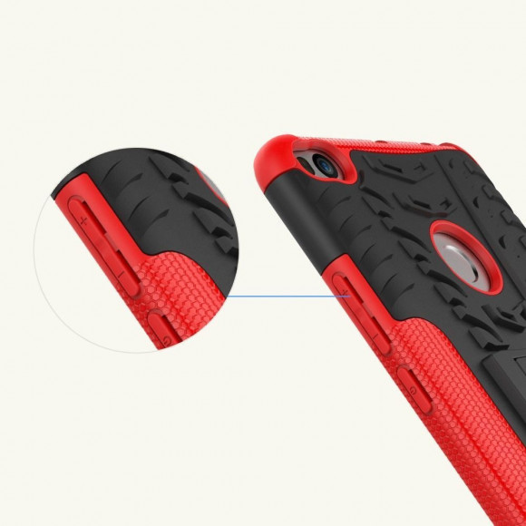 Чехол Hybrid Armor для Xiaomi Mi Max 2 (черный + красный) Чехол Hybrid Armor для Xiaomi Mi Max 2 (черный + красный)