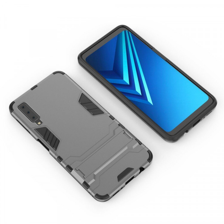 Чехол Duty Armor для Samsung Galaxy A7 (2018) (серый)