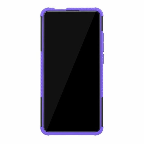 Чехол Hybrid Armor для Xiaomi Redmi K20 / Redmi K20 Pro / Xiaomi Mi 9T / Mi 9T Pro (черный + фиолетовый)