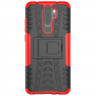 Чехол Hybrid Armor для Xiaomi Redmi Note 8 Pro (черный + красный)