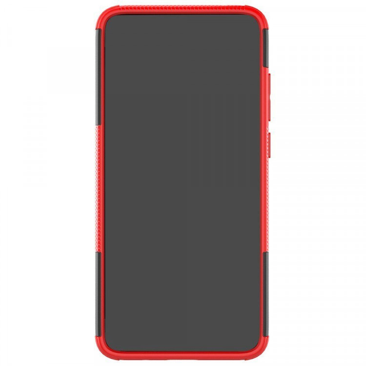 Чехол Hybrid Armor для Xiaomi Redmi Note 8 Pro (черный + красный)