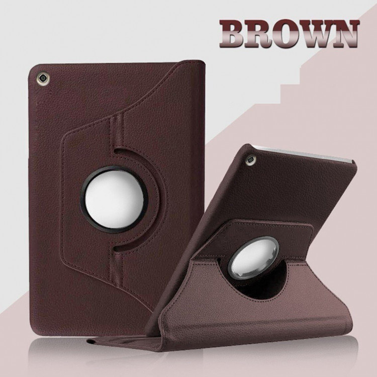 Поворотный чехол для Huawei MediaPad M5 Lite 8 / Honor Pad 5 8.0 (коричневый)