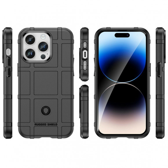 Чехол-накладка Shock-proof для iPhone 15 Pro (черный) Чехол-накладка Shock-proof для iPhone 15 Pro (черный)