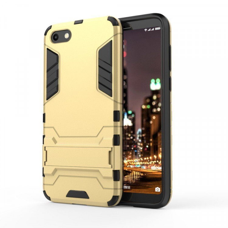 Чехол Duty Armor для Huawei Y5 Prime (2018) / Y5 lite (2018) / Huawei Honor 7A (DUA-L22) Российская версия (золотой)