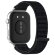 Нейлоновый ремешок для Huawei Watch Fit 3 (черный с белой прострочкой)
