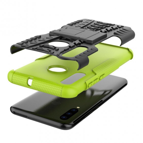 Чехол Hybrid Armor для Huawei P Smart+ (Plus) 2019 / Enjoy 9s / Honor 10i (черный + зеленый) Чехол Hybrid Armor для Huawei P Smart+ (Plus) 2019 / Enjoy 9s / Honor 10i (черный + зеленый)