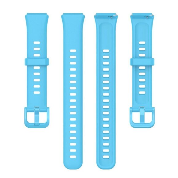 Силиконовый ремешок для Huawei Band 7 (голубой)