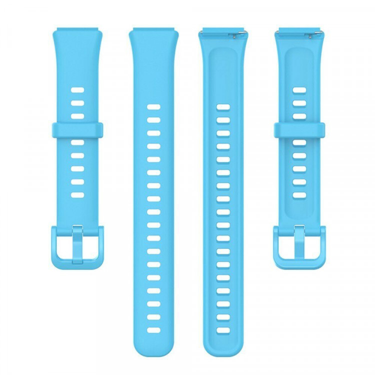 Силиконовый ремешок для Huawei Band 7 (голубой)