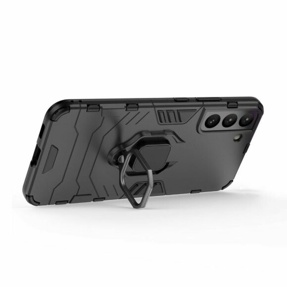 Чехол Armor Ring Holder для Samsung Galaxy S22 (черный) Чехол Armor Ring Holder для Samsung Galaxy S22 (черный)