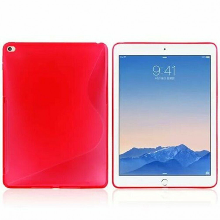 Чехол из мягкого пластика для iPad Air 2 (красный)
