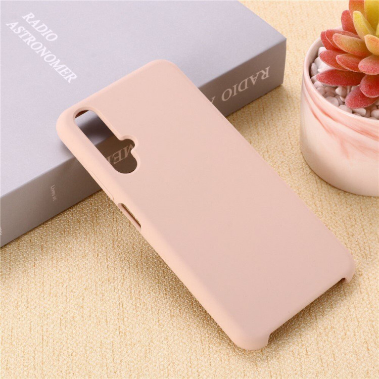 Силиконовый чехол Mobile Shell для Huawei nova 5T / Honor 20 (розовый)