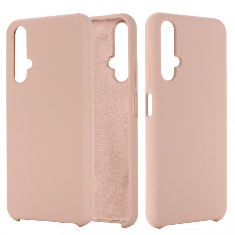 Силиконовый чехол Mobile Shell для Huawei nova 5T / Honor 20 (розовый)