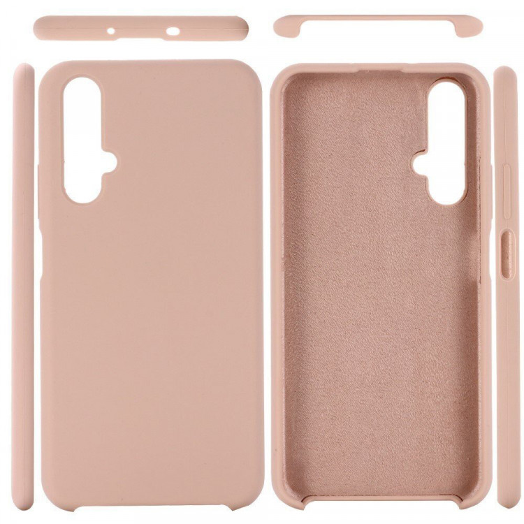 Силиконовый чехол Mobile Shell для Huawei nova 5T / Honor 20 (розовый)