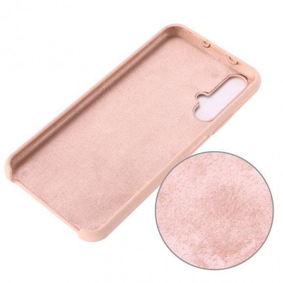 Силиконовый чехол Mobile Shell для Huawei nova 5T / Honor 20 (розовый)