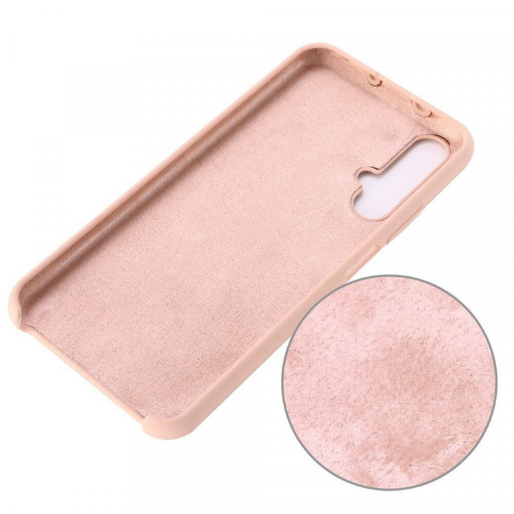 Силиконовый чехол Mobile Shell для Huawei nova 5T / Honor 20 (розовый)