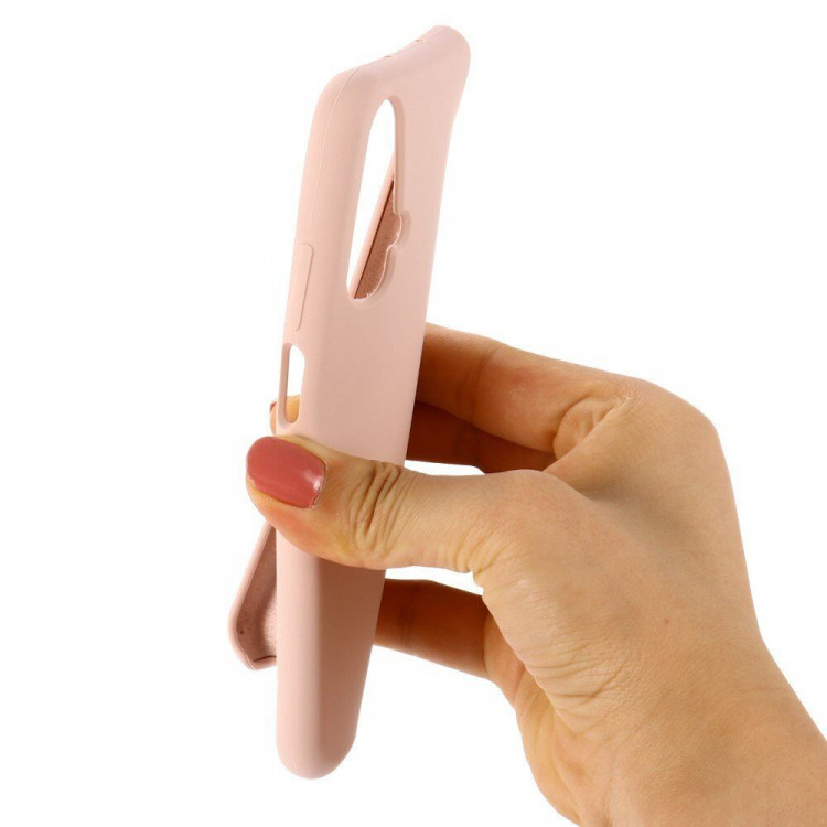 Силиконовый чехол Mobile Shell для Huawei nova 5T / Honor 20 (розовый)