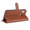 Чехол с визитницей для Huawei Nova 3i / P Smart+ (Plus) (коричневый)