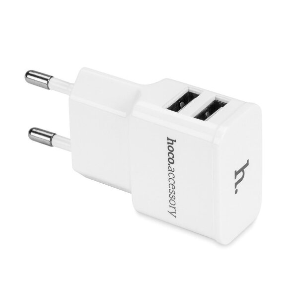 Зарядное устройство HOCO Dual USB 2A (1А+1А) Зарядное устройство HOCO Dual USB 2A (1А+1А)
