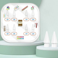 Набор наконечников для Стилуса Apple Pencil 1 и 2 поколения - 8шт.