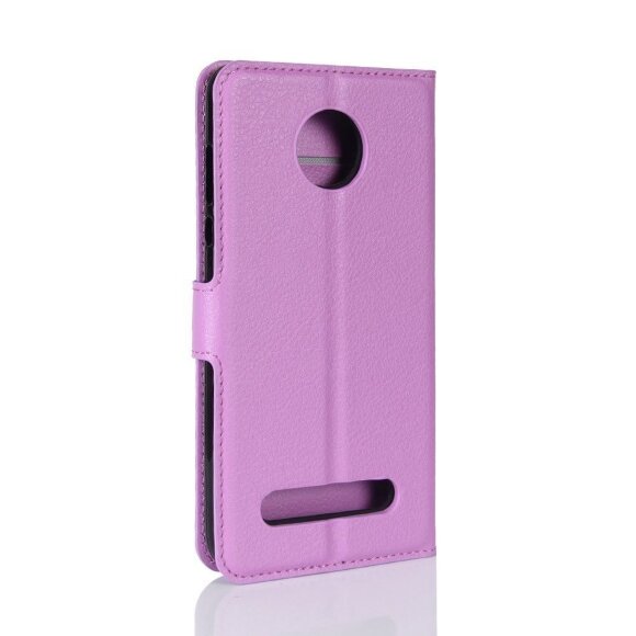 Чехол с визитницей для Motorola Moto Z2 Play (фиолетовый)