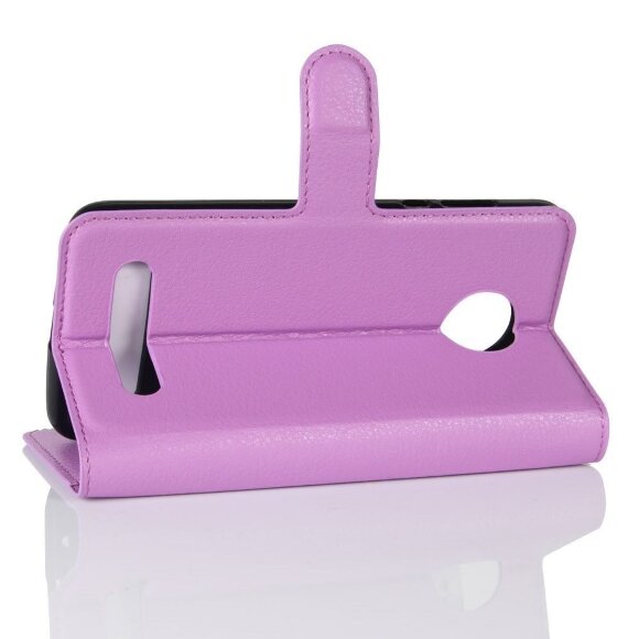 Чехол с визитницей для Motorola Moto Z2 Play (фиолетовый)