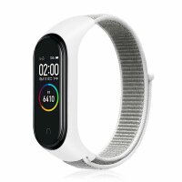 Нейлоновый ремешок для Xiaomi Mi Band 7 (белый)
