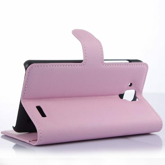 Чехол с визитницей для Lenovo A536 (розовый)