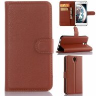 Чехол с визитницей для Lenovo Vibe S1 (коричневый) Чехол с визитницей для Lenovo Vibe S1 (коричневый)