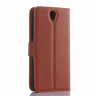 Чехол с визитницей для Lenovo Vibe S1 (коричневый)