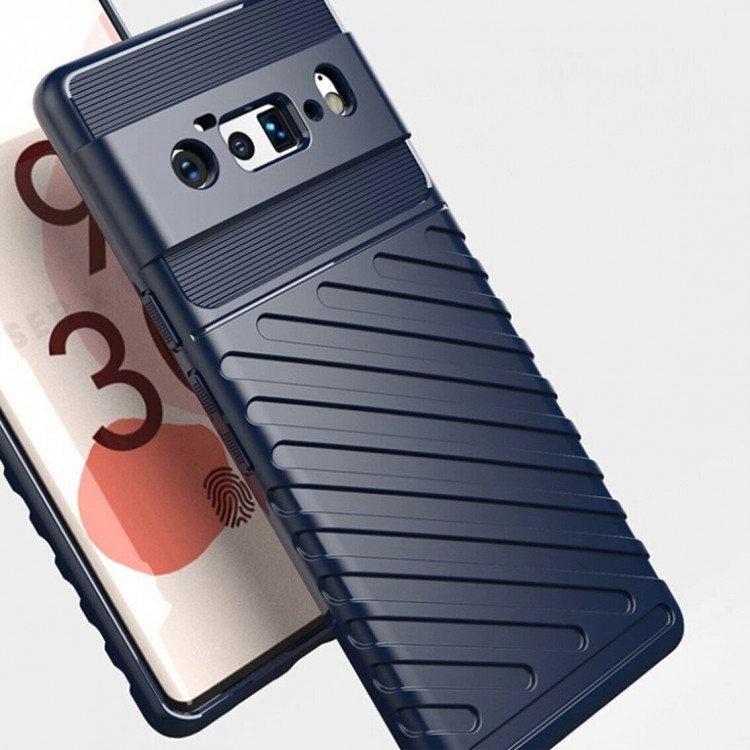 Чехол-накладка Thunder Series для Google Pixel 6 Pro (темно-синий)