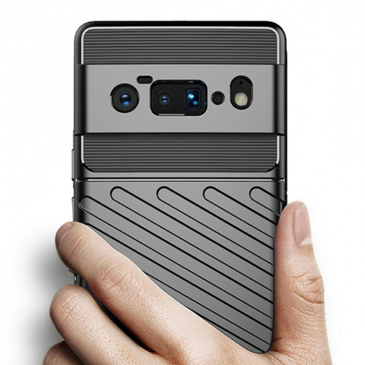 Чехол-накладка Thunder Series для Google Pixel 6 Pro (темно-синий)