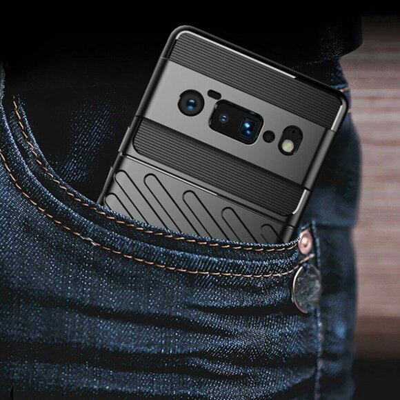 Чехол-накладка Thunder Series для Google Pixel 6 Pro (темно-синий) Чехол-накладка Thunder Series для Google Pixel 6 Pro (темно-синий)