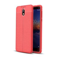 Чехол-накладка Litchi Grain для Nokia 3.1 (красный) Чехол-накладка Litchi Grain для Nokia 3.1 (красный)