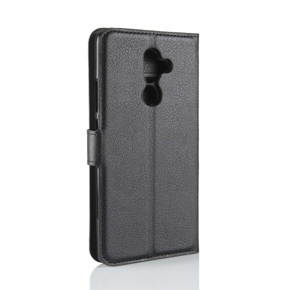 Чехол с визитницей для Nokia 7 Plus (черный) Чехол с визитницей для Nokia 7 Plus (черный)