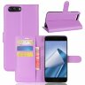 Чехол с визитницей для Asus Zenfone 4 ZE554KL (фиолетовый)