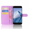 Чехол с визитницей для Asus Zenfone 4 ZE554KL (фиолетовый)