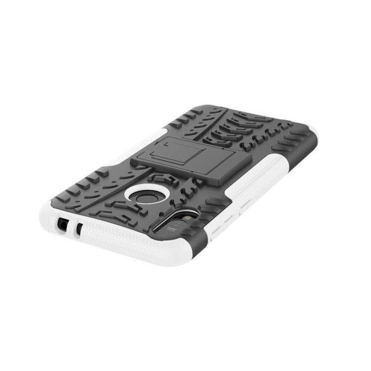 Чехол Hybrid Armor для ASUS Zenfone Max (M2) ZB633KL (черный + белый)