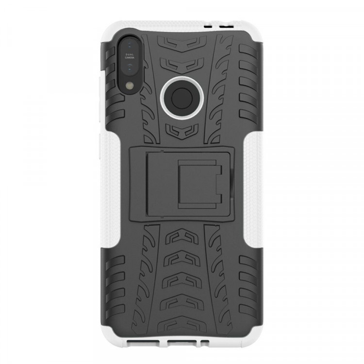 Чехол Hybrid Armor для ASUS Zenfone Max (M2) ZB633KL (черный + белый)