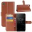 Чехол с визитницей для Sony Xperia XA1 Plus (коричневый)
