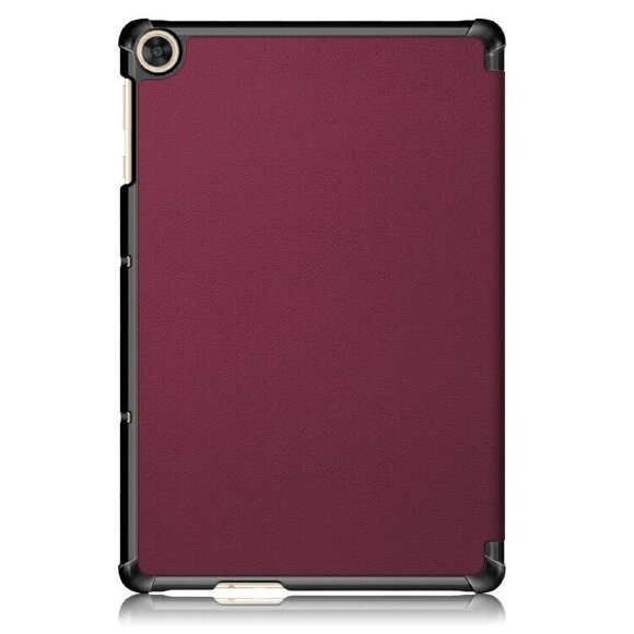 Планшетный чехол для Huawei MatePad T10 / T10s / C5e / C3 / Honor Pad X8 / X8 Lite / X6 (темно-красный)