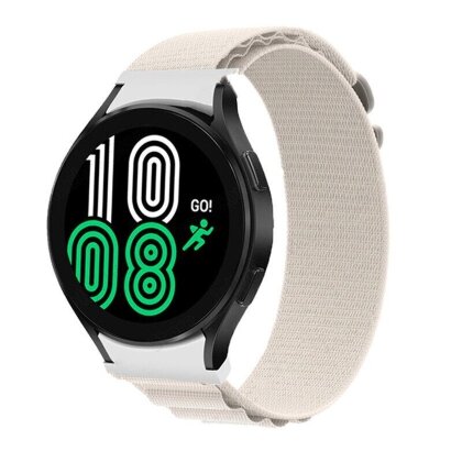 Ремешок Альпийская петля для Samsung Galaxy Watch 4 / Watch 5 / Watch 5 Pro (белый)