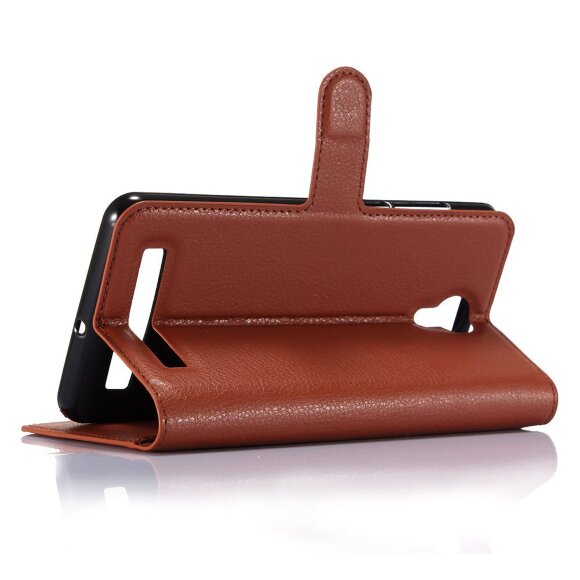 Чехол с визитницей для DOOGEE X7 Pro (коричневый) Чехол с визитницей для DOOGEE X7 Pro (коричневый)