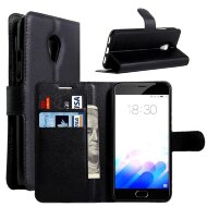 Чехол с визитницей для Meizu M3 / M3s (черный) Чехол с визитницей для Meizu M3 / M3s (черный)