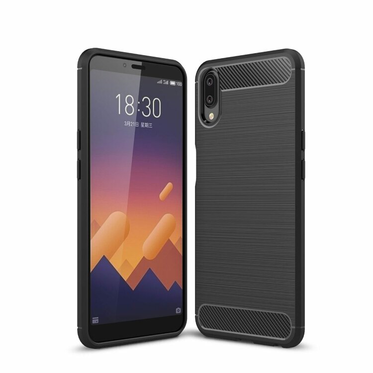 Чехол-накладка Carbon Fibre для Meizu E3 (черный)